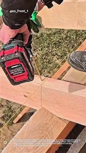 “This Structural Screw Trick Creates an Incredibly Strong Connection 🔥”