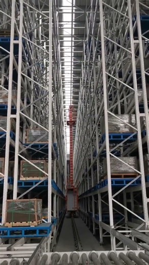 High-Rise Stacker Crane ASRS for Digital Warehouses | Automated Storage & Retrieval Solution