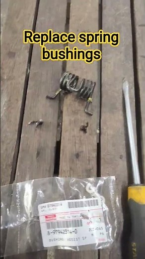 clutch pedal spring bushings replace