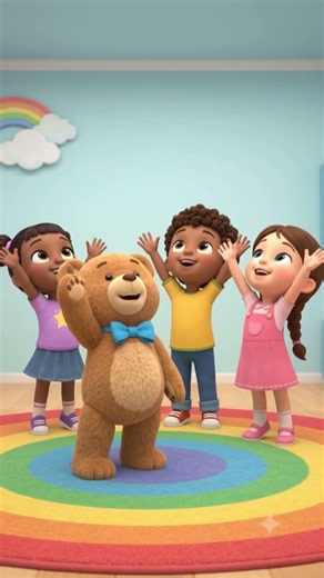 Teddy Bear, Teddy Bear part 2 nursery rhyme video