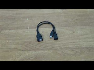 USB to Micro USB OTG Cable (Power & Data)