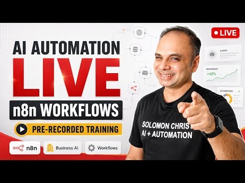 AI Automation Training Live Replay, n8n Workflows & Business AI