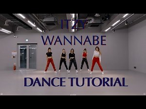 ITZY "WANNABE" Dance Practice Mirror Tutorial (SLOWED)