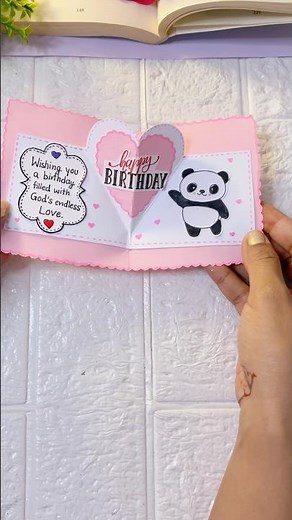DIY Happy Birthday Card / easy birthday card #diy #birthdaycard #craftideas #cutecards