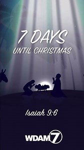 WDAM Social Promo - Christmas Countdown - Prophecies of the Messiah's Coming: 7 Days [2025] (:05)