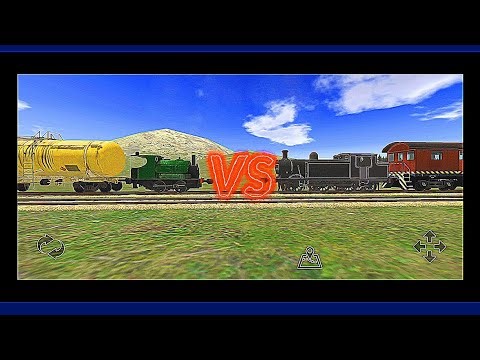 Train and rail yard - Simulator - The new locomotive vs Percy - #trenuri #trains