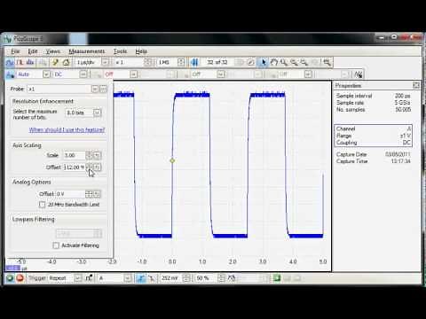 PicoScope 6: Using Resolution Enhancement