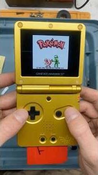 GBA SP Reshell and IPS screen! Full video in description