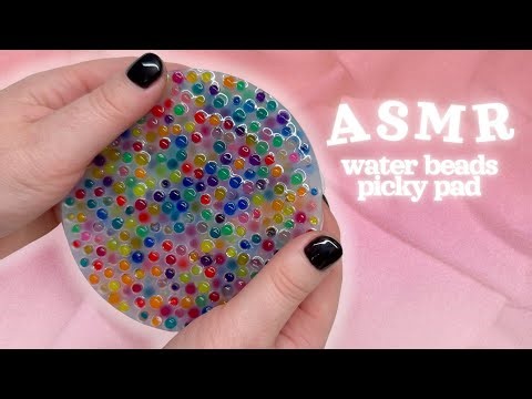 ASMR Water Bead Picky Pad | Obeez Popping, Picking, and Squishing | Oddly Satisfying Relaxation