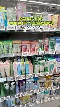 ranking Korean cleansers with a double yes, yes or MAYBE!👀