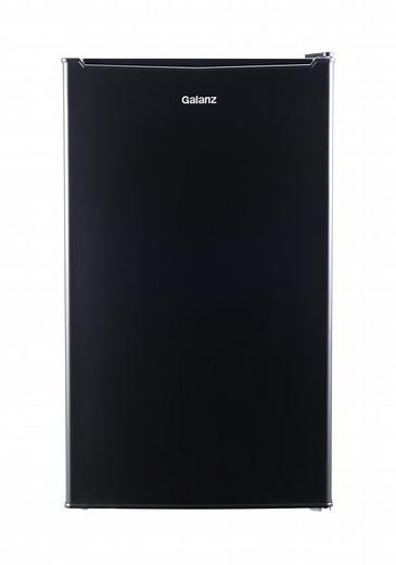 Galanz 3.3 Cu Ft Compact Refrigerator, Black One Door Mini Fridge, Energy Star for Apartment, Dorm, Office, Bedroom
