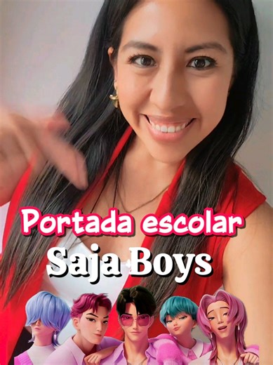 Respuesta a @karinacuellar046 🔥Te enseño este tutorial de Portada escolar de Saja boys para este regreso a clases 2026 🙋🏻‍♀️✅️ #tutorial #portadaescolar #huntrix #sajaboys #2026