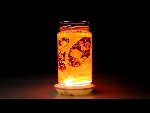 Making Lava Lamp using a fizzy tablet
