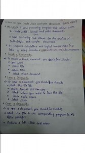 how do you create, save, open documents in MS word? in simple ans #WordProcessing #MicrosoftWord