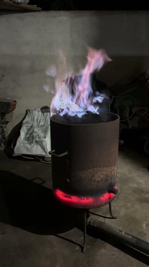 Proses pembakaran karbon pengolahan system tong #fypシ #videoshort #emaspelaburan #tambangemasrakyat