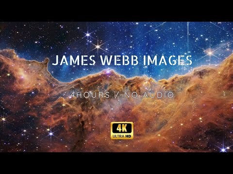 Space Exploration TV Art Slideshow | Apollo, Hubble, James Webb & SpaceX | HD Screensaver | 4 Hours
