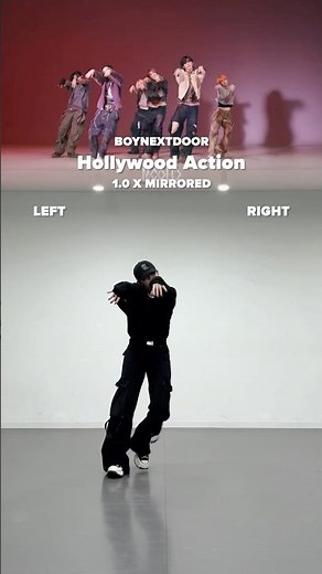 ' Hollywood Action ' MIRRORED ver ( x 1.0 ) #BOYNEXTDOOR #보이넥스트도어 #BND #HollywoodAction #Shorts