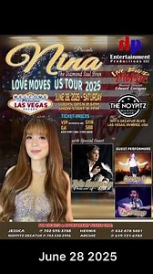 See you guys on June 28 in Las Vegas at The Noypitz Decatur Bar & Grill! 😉🫰 For Tickets/Sponsorships Pleasecall: Jessica702-595732 Hermie 702-8785881 Archie 619-7216782 Noypitz Decatur702-5302996 | Nina "Diamond Soul Siren" Girado