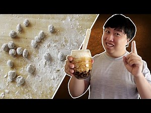 How To Make Brown Sugar Boba Milk From Scratch | Boba Recipe | Brown Sugar Tapioca Pearl Milk