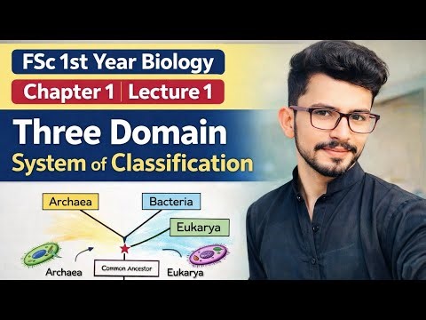 Three Domain System of Classification | FSC Chapter 1 by Ahmad Mubeen