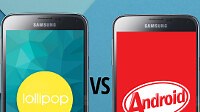 Samsung Galaxy S5 with Lollipop vs Galaxy S5 with KitKat: UI comparison