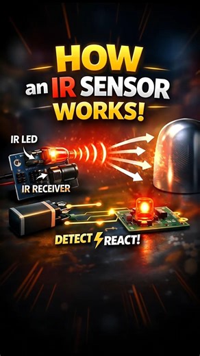 How Do Infrared Sensors Work? #electronics #iot #engineering