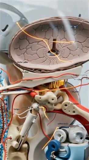 Discover the fascinating world of the human earthe organ responsible for hearing #viralvideoshort
