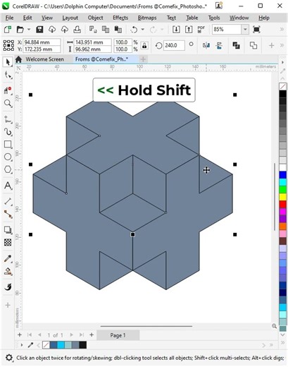 How to use Polygon Tool create a Beat new Design Tutorial #shorts #coreldraw