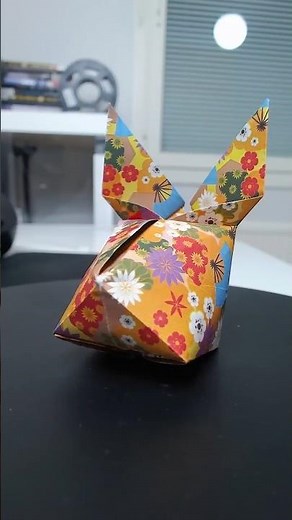 Making Origami Balloon Rabbit #diy #papercraft #origami