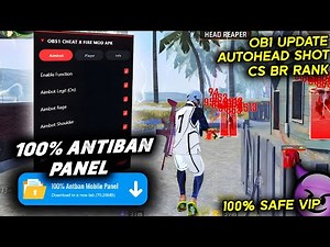 Free Fire Antiban Panel | Free Fire injector 😈 FF Auto headshot panel | ff injector🔥100% ANTI BAN