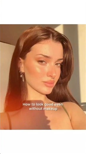 No-Makeup Glow? Try These Simple Tips ✨💄#makeuphacks #makeup #beautyhacks #glowup