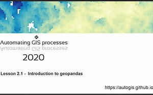 AutoGIS 2020 Lesson 2.1 - Introduction to geopandas(geopandas简介)