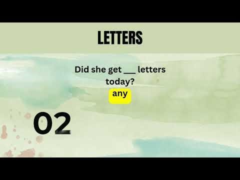 English Any & Some Q&A 1 40