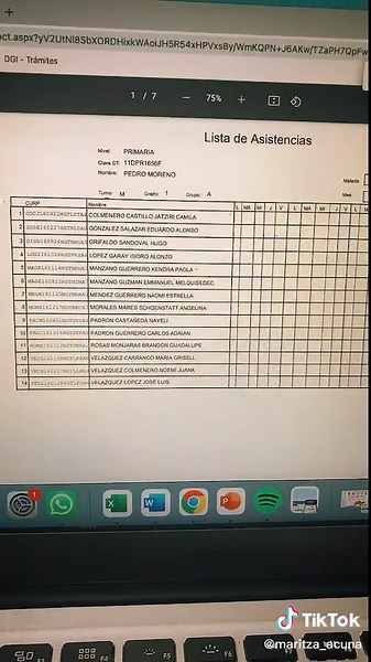 Cómo Descargar Listas de Asistencia del Sistema Escolar