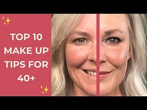 Top 10 Makeup Tips For Over 40s - Skin Prep, Foundation, Brows, Eyeliner & More!