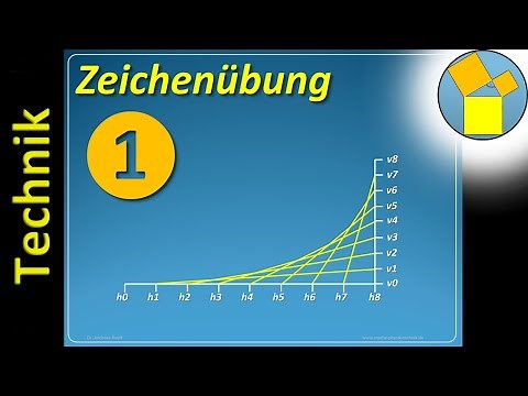 Zeichenübung 1 - Technisches Zeichnen - Rueff