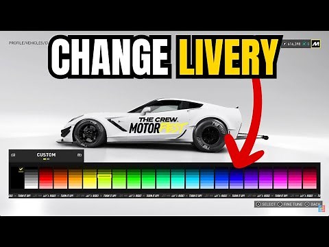 How to Apply and Make Livery in The Crew Motorfest - Customize Car in Crew Motorfest #thecrew