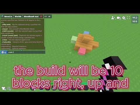 This is HOW TO USE THE NEW WORLDBUILDER Commands in bloxd.io
