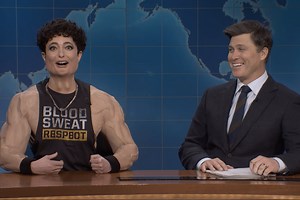 Sarah Sherman's a Framemogging Looksmaxxer in Cut SNL 'Update' Visit - LateNighter