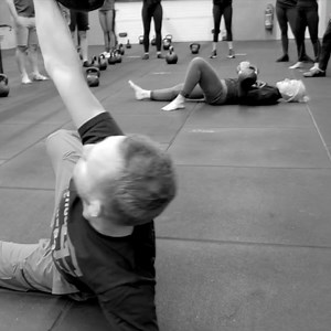 The swing, the get-up, and the goblet squat are the three most beneficial exercises anyone could do—period. Some might need to add other moves, but they must be planted on the foundation of these three whales. The swing fills the hips with power and the back with vigor. The get-up makes the shoulders resilient and the abs bulletproof. The goblet squat unlocks the hips and puts a spring into one’s step. Muscles appear in all the right places while the fat beats a retreat. When done correctly, the