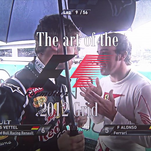 Intense F1 Stacking: Vettel, Raikkonen, Alonso, and Hamilton
