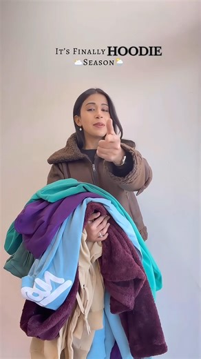 IT's Finally Hoodies Season For You #fashion #winterhaul #hoodies #jackets #myntra #ootd #fyp #haul