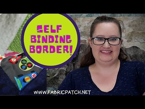 The easiest binding tricks that add an easy border to any quilt! Bri's favorite SELF BINDING BORDER