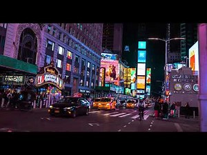 4k Timelapse video Times Square Night 2