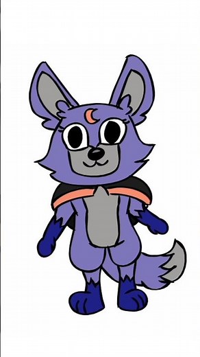 Drawing Eclipse from Dandy’s World | Speed Drawing Challenge 🌑✏️
