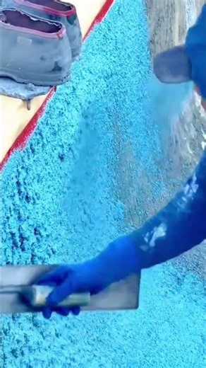 A technique for coating a pool with special paint to ensure durability, neat results, and strong use