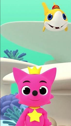 3D 鯊魚歌 🦈 鯊魚一家 嘟嘟嘟 | 鯊魚寶寶 鯊魚家族 Baby Shark 碰碰狐 Pinkfong #shorts