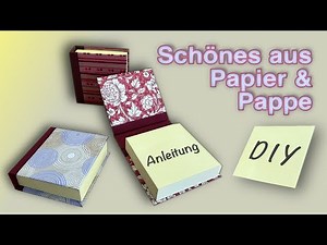 Buchdeckel für Notizblock selber machen | DIY Tutorial