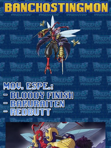 Digidex n57: BanchoStingmon #digimon #digidex #enciclopedia