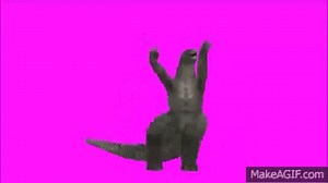 Godzilla Dance - 10 hours gif on Make a GIF